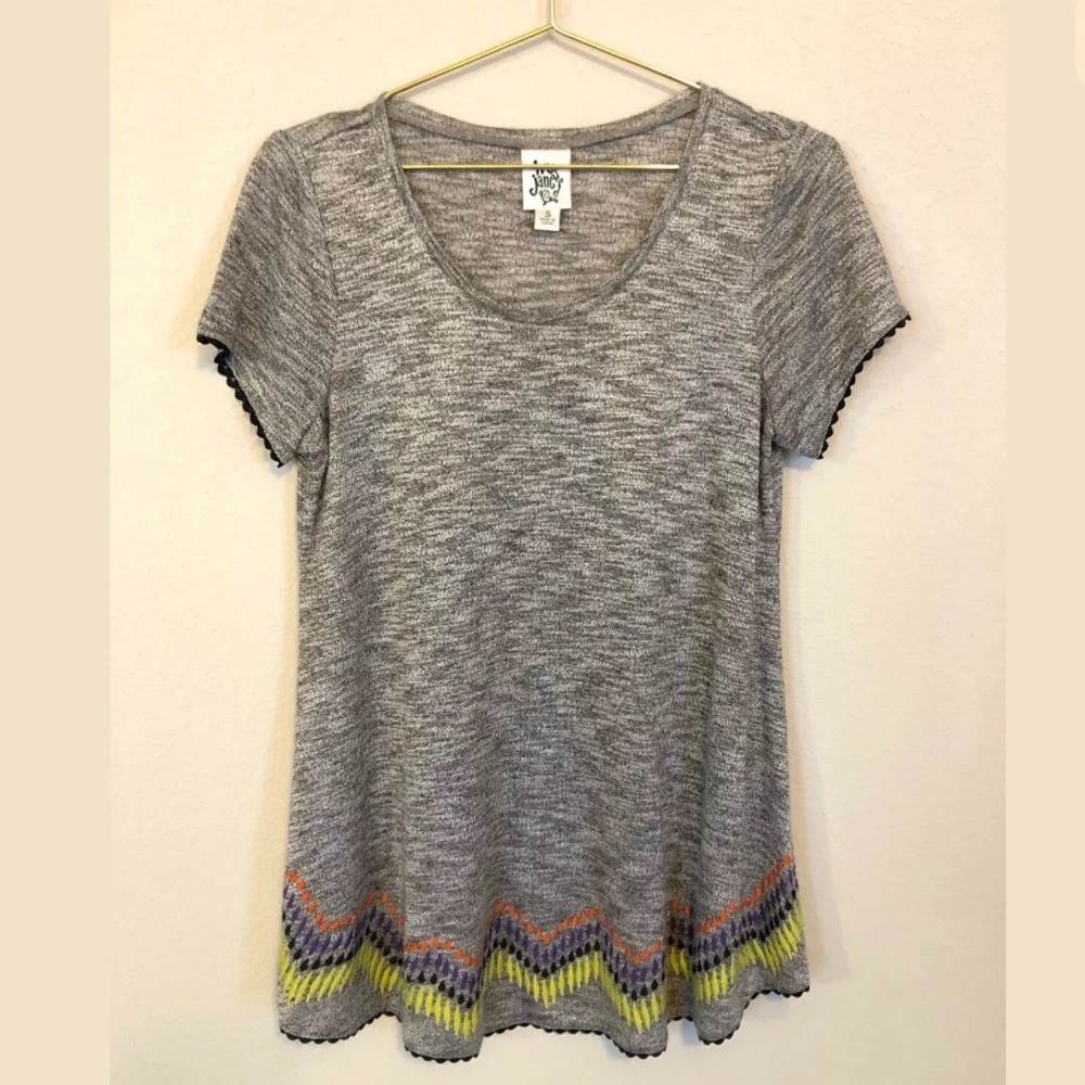 Ivy Jane Embroidered Rick Rack Tunic Top